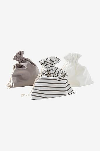 GIFTIE STRIPE SET lahjapussit, 3/pakk.