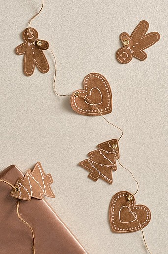 GINGERBREAD lappu 6-pakkauksella
