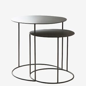 GRENOBLE sivupöytä ø 40 cm, ø 50 cm, 2/pakk.