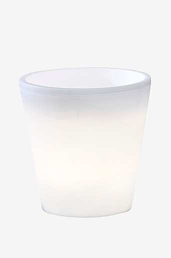 Kukkaruukku Assisi pieni, LED, 28 cm