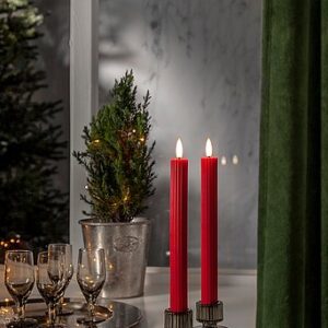 Antiikkikynttilät LED Flamme Stripe, 2/pakk.