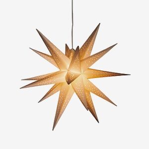 3-D paperitähti LED, korkeus 60 cm