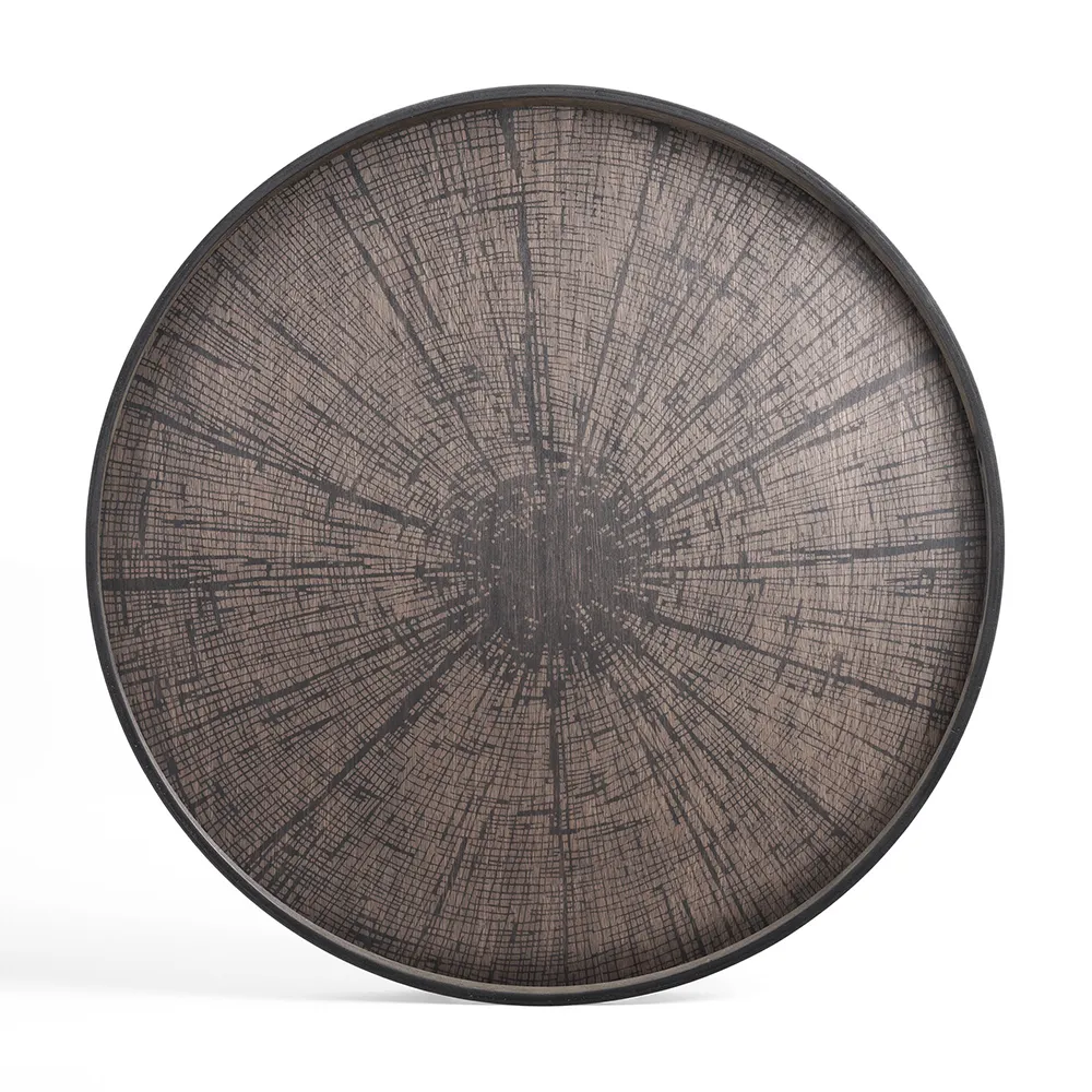 Ethnicraft, Slice puinen tarjotin Ø92 cm musta