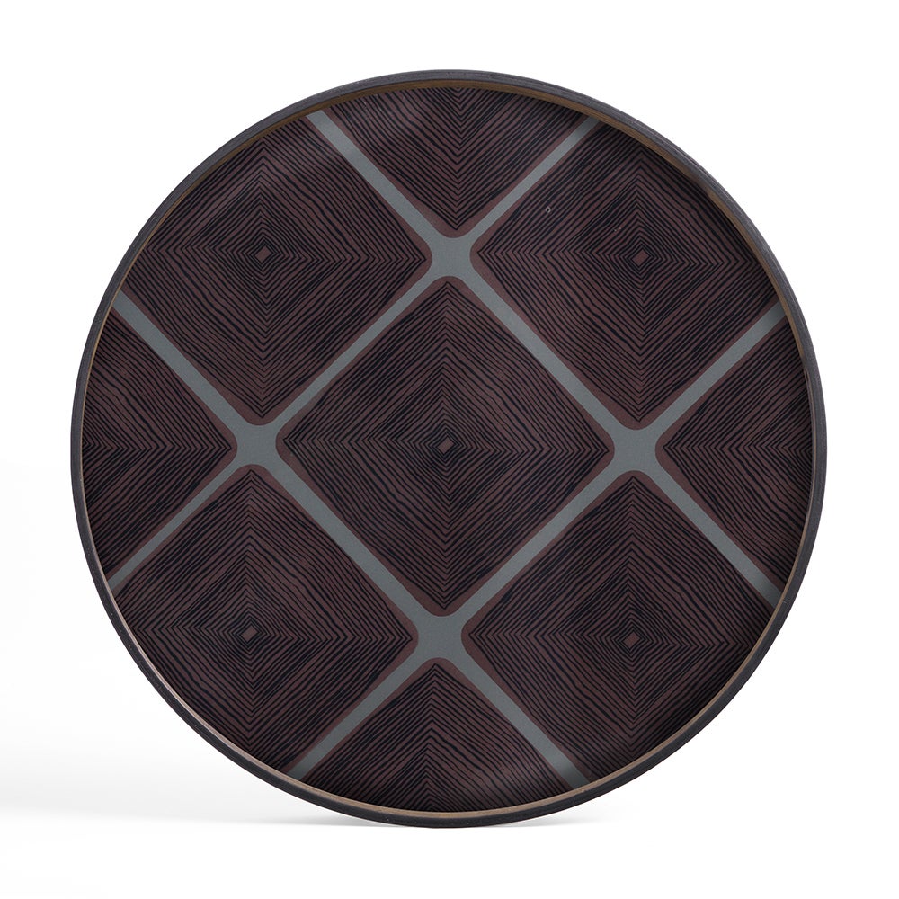 Ethnicraft, Linear Squares Tarjotin Ø92 cm