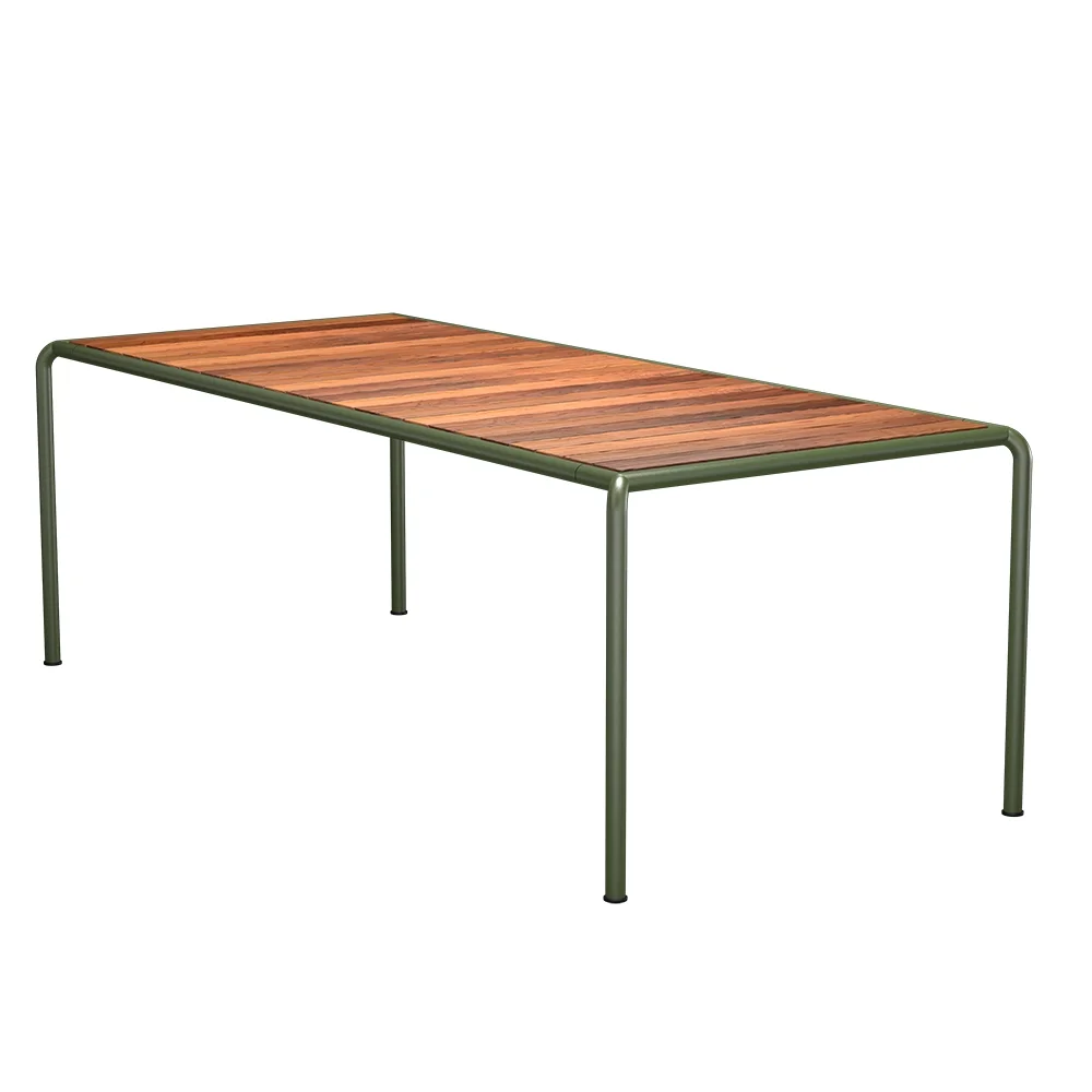 Houe, AVANTI Ruokapöytä 222x98 cm saarni/oliivinvihreä