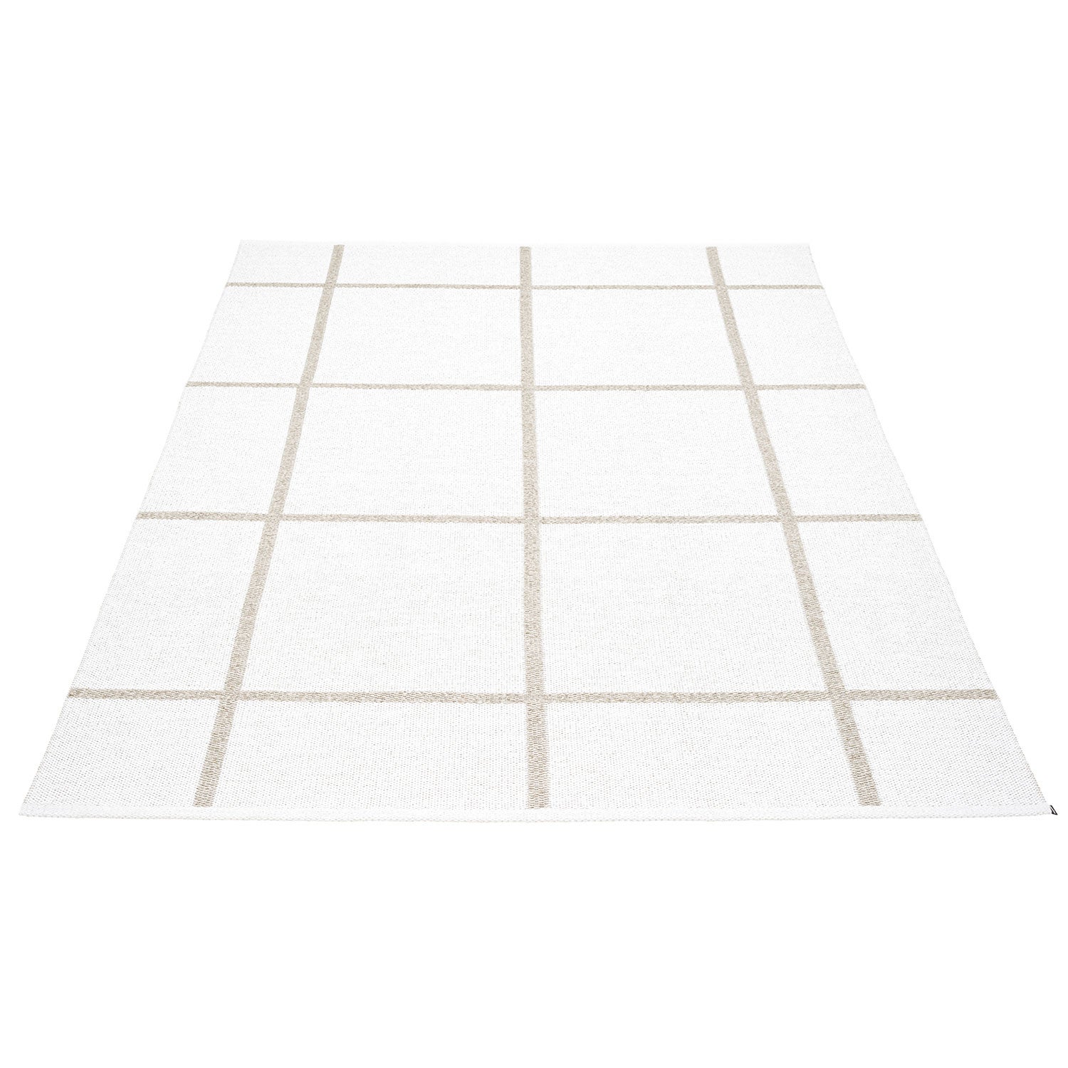Pappelina, Ada matto 180x260 cm white / stone metallic