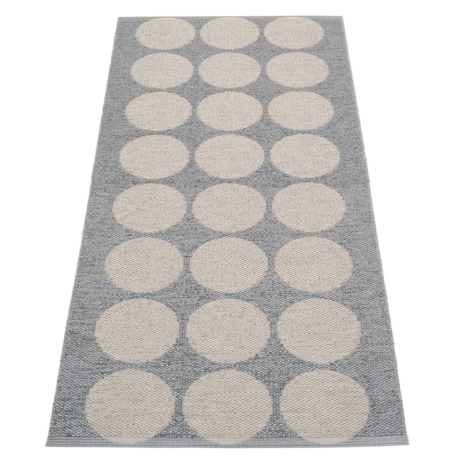 Pappelina, Hugo matto 70x160 cm granitmetallic / warm grey