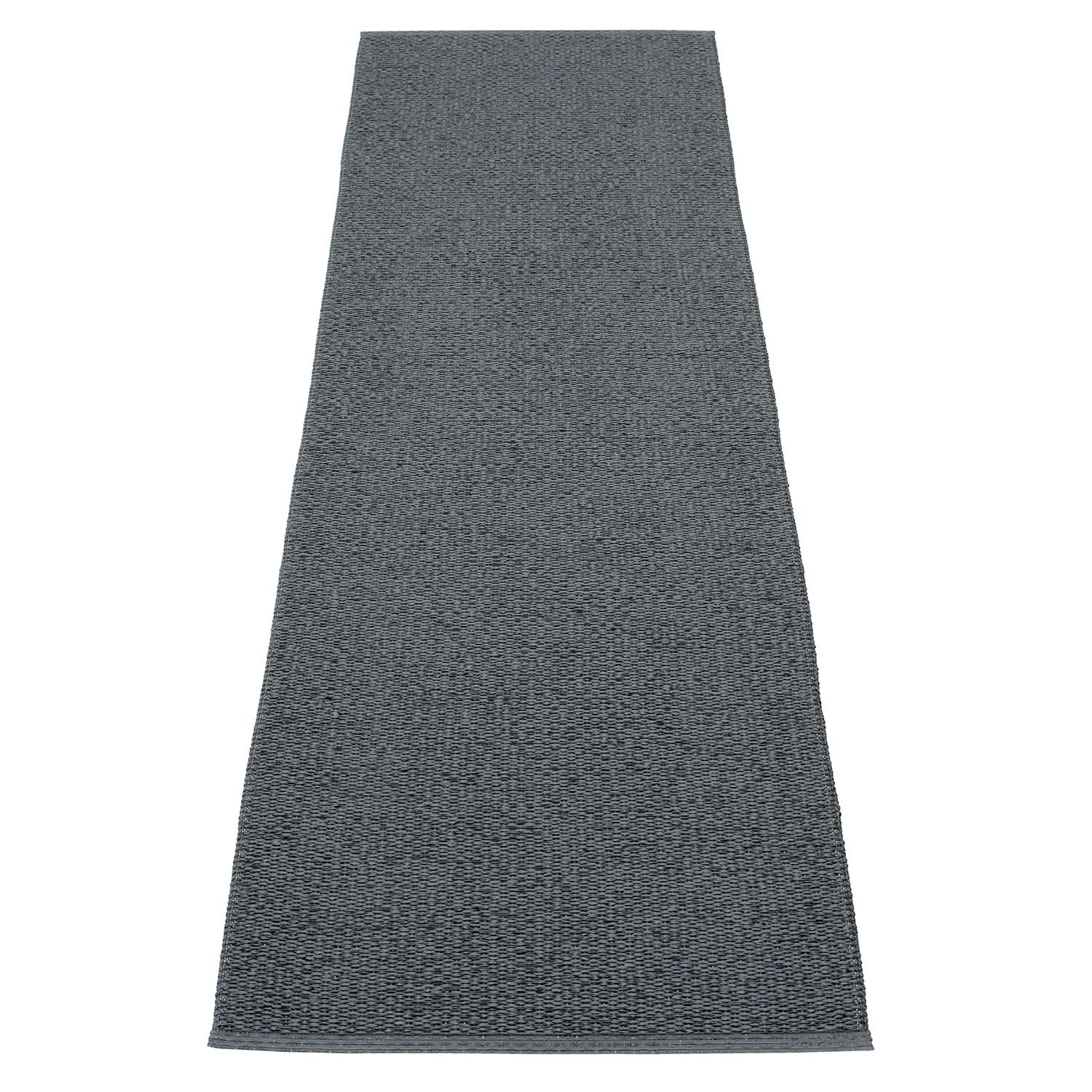 Pappelina, Svea matto 70x240 cm granit / black metallic