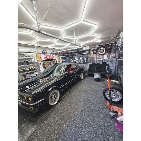 Hexagon-valo Dr Dirt Garage Sky Gen2, 10 Grid System, 290 x 410 cm