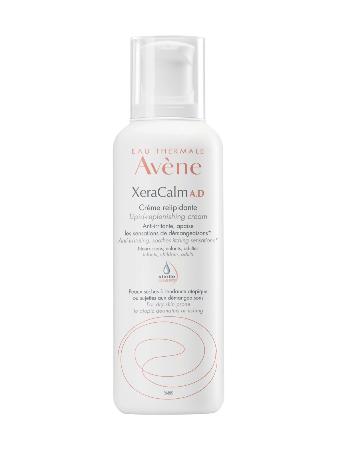 Avène xeracalm a.d lipid-replenishing cream -steriili hoitovoide kuivalle iholle, 400 ml